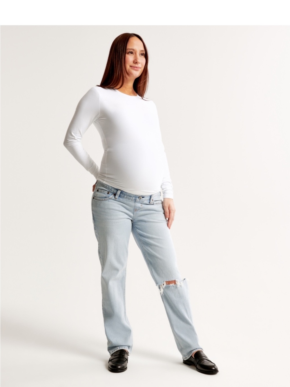 Abercrombie & Fitch Maternity 90’s Straight Jean